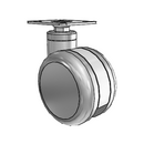TA-04ATP-281-SW-TP11 MedCaster Swivel Caster