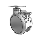 TA-05ATP-281-TL-TP01 MedCaster Swivel Caster