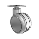 TG-04TPP-281-SW-TP11 MedCaster Swivel Caster