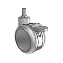 TG-04TPP-281-TL-TS07 MedCaster Swivel Caster