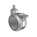TG-04TPP-281-TL-TS16 MedCaster Swivel Caster