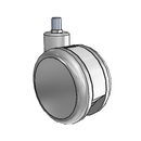 TG-05TPP-281-SW-TS18 MedCaster Swivel Caster