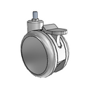 TG-05TPP-281-TL-TS16 MedCaster Swivel Caster