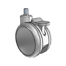 TG-05TPP-281-TL-TS18 MedCaster Swivel Caster