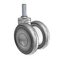 Genesis TW 65mm MonoTech Wheel Caster with 5/16"-18UNCx1" Thread