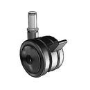 TW-02NYO-200-TB-GR01 MedCaster Swivel Caster
