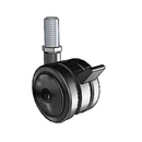 TW-02NYO-200-TB-TS02 MedCaster Swivel Caster
