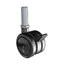 TW-02NYO-200-TB-TS03 MedCaster Swivel Caster