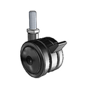 TW-02NYO-200-TB-TS06 MedCaster Swivel Caster