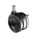 TW-03TPO-200-TB-GR01 MedCaster Swivel Caster